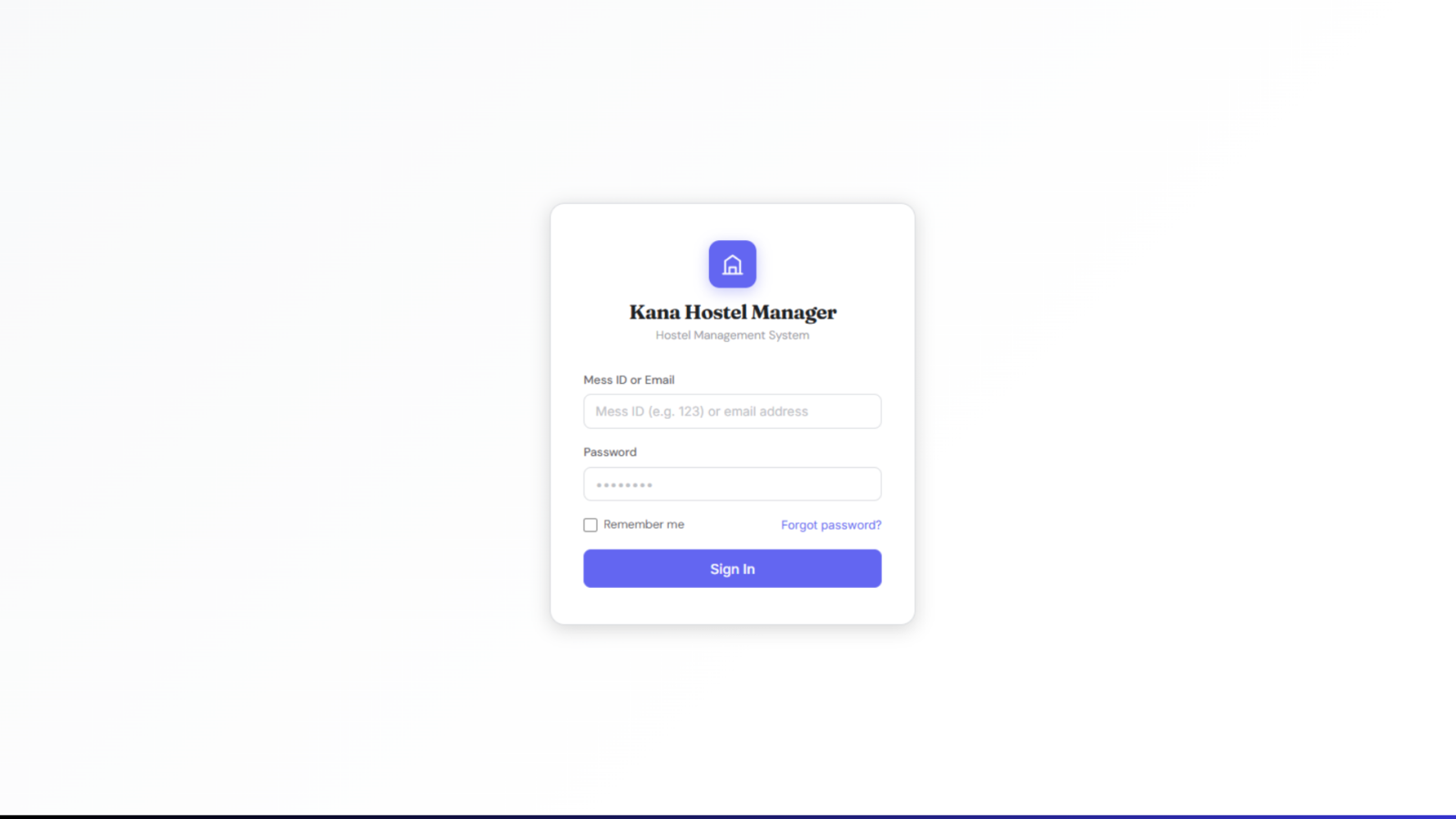 Self-Service Portal